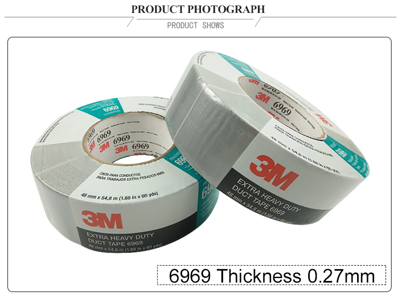3M Tape TB6969 adhesive duct tape ,we can slit and dit cut
