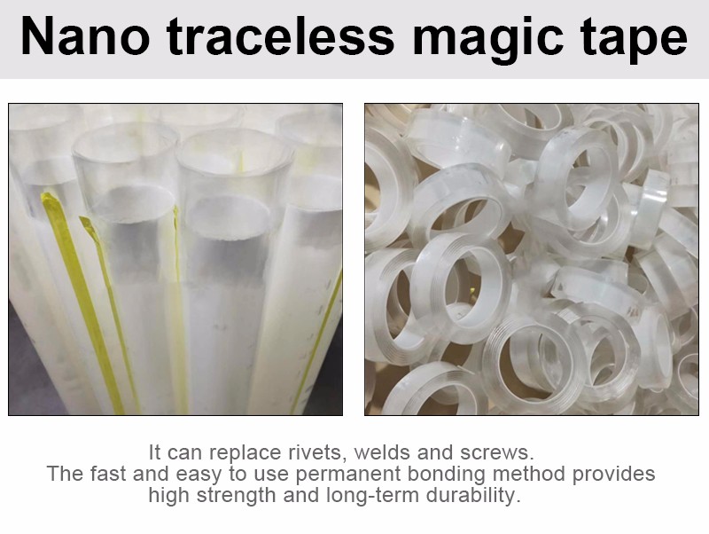 Nano Magic tape Hot seller transparent waterproof double sided tape and reusable