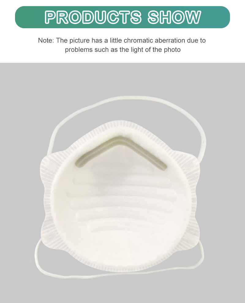 China Mask Manufacturer KD8010  Kn95 Face Mask Disposable Earloop Cup type protective mask