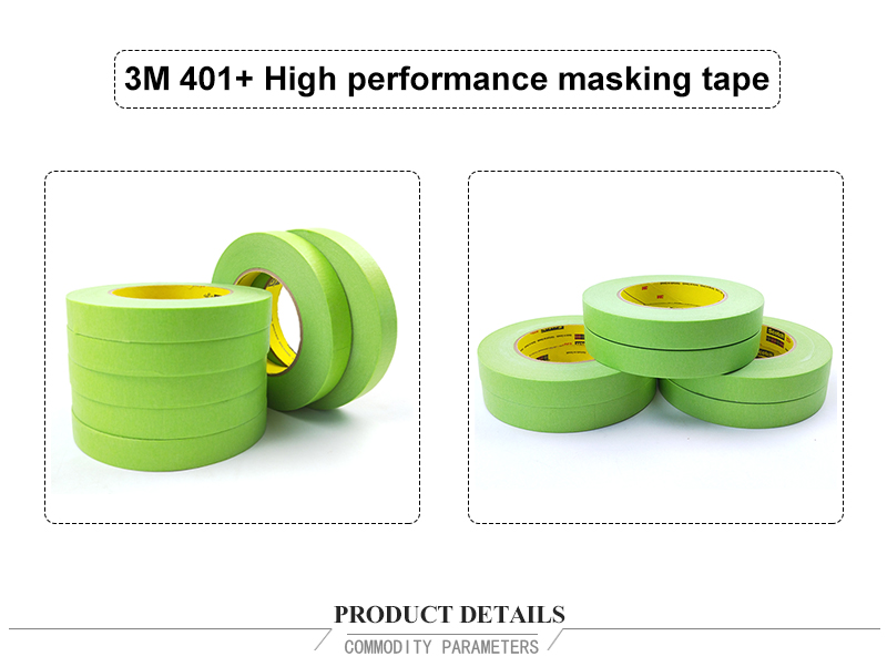 3M 401  High Performance Green Masking Tape 48mm 24mm 12mm